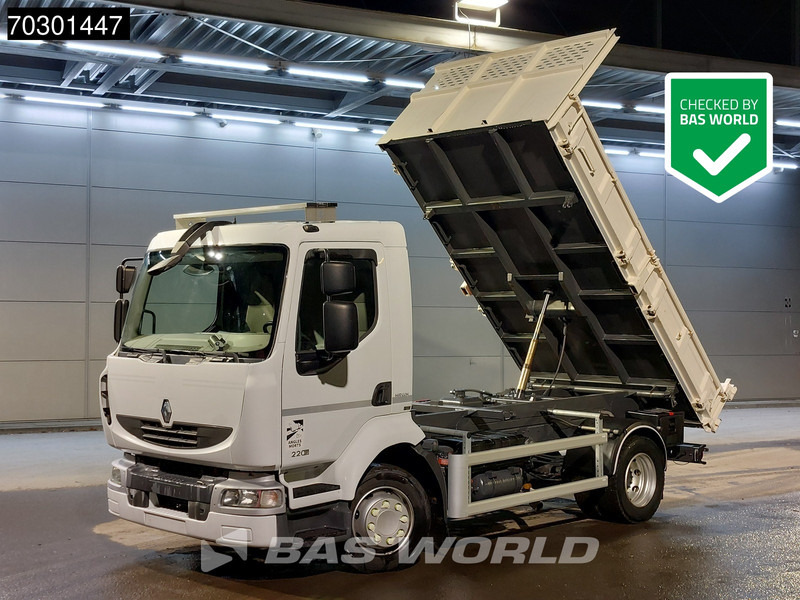 Renault Midlum 220 4X2 3-way tipper Manual Steel suspension Telma Retarder Euro 5 - Kipper: das Bild 1 Renault Midlum 220 4X2 3-way tipper Manual Steel suspension Telma Retarder Euro 5 - Kipper: das Bild 1