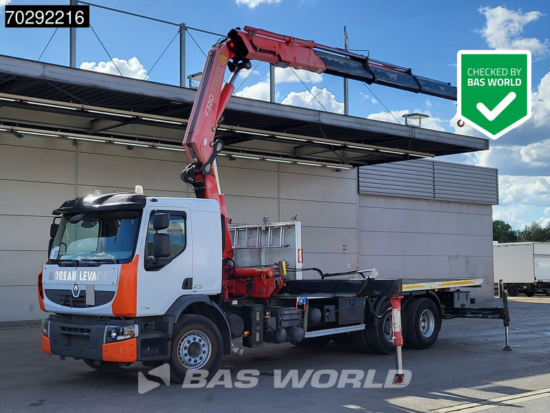 Renault Premium 370 6X2 Fassi F330B.23 Kran Crane Manual Big-Axle Lift-Axle Euro 4 - Pritsche LKW, Autokran: das Bild 1 Renault Premium 370 6X2 Fassi F330B.23 Kran Crane Manual Big-Axle Lift-Axle Euro 4 - Pritsche LKW, Autokran: das Bild 1