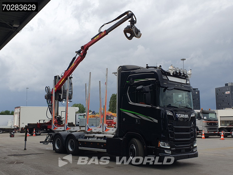 Scania S650 S 6X4 Tajfun LIV100K Kran Holztransport Retarder 3-Pedals Euro 6 - Holztransporter, Autokran: das Bild 3 Scania S650 S 6X4 Tajfun LIV100K Kran Holztransport Retarder 3-Pedals Euro 6 - Holztransporter, Autokran: das Bild 3