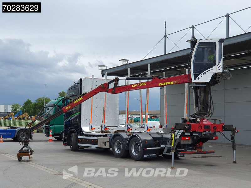 Scania S650 S 6X4 Tajfun LIV100K Kran Holztransport Retarder 3-Pedals Euro 6 - Holztransporter, Autokran: das Bild 5 Scania S650 S 6X4 Tajfun LIV100K Kran Holztransport Retarder 3-Pedals Euro 6 - Holztransporter, Autokran: das Bild 5