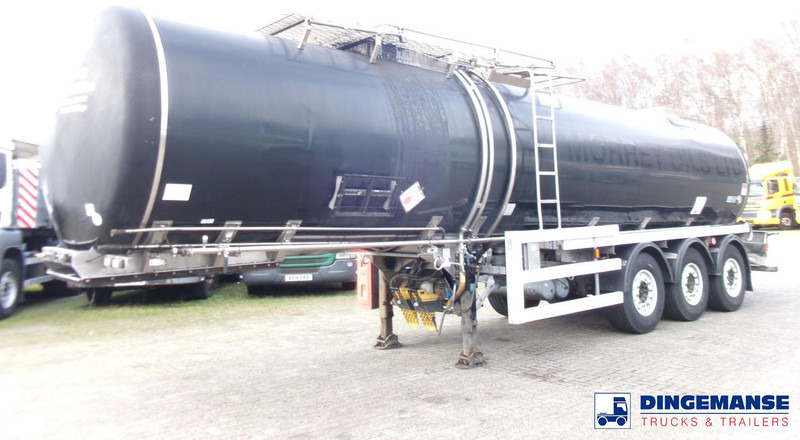 Crossland Bitumen tank inox 33 m3 / 1 comp + compressor + steam heating - Tankauflieger: das Bild 1 Crossland Bitumen tank inox 33 m3 / 1 comp + compressor + steam heating - Tankauflieger: das Bild 1