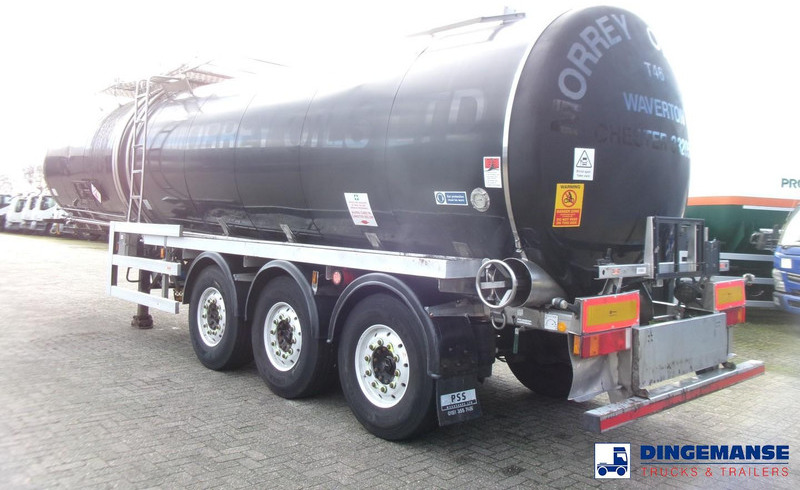 Crossland Bitumen tank inox 33 m3 / 1 comp + compressor + steam heating - Tankauflieger: das Bild 3 Crossland Bitumen tank inox 33 m3 / 1 comp + compressor + steam heating - Tankauflieger: das Bild 3