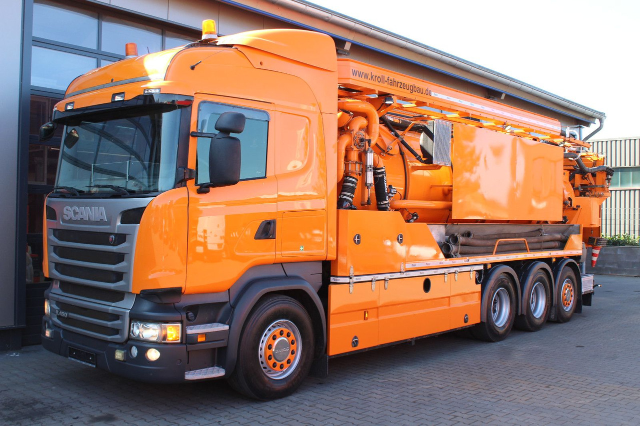Scania R450 8x4 Kroll 19m³ Wasserrückgewinner Kombi-HD - Saug-/ Spülfahrzeug: das Bild 4 Scania R450 8x4 Kroll 19m³ Wasserrückgewinner Kombi-HD - Saug-/ Spülfahrzeug: das Bild 4