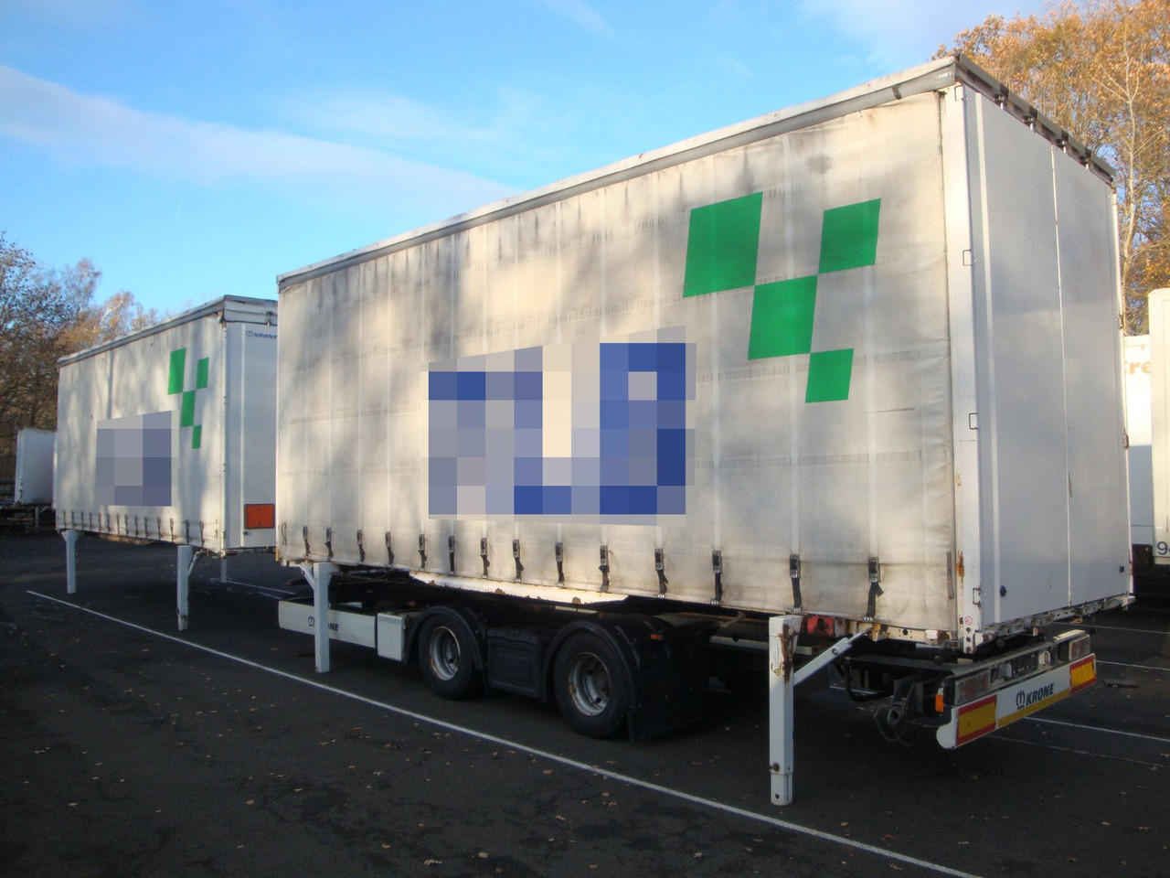 Krone ZZW 18 Jumbo Edscha Schiebeverdeck BDF 116 cbm - Container/ Wechselfahrgestell Anhänger: das Bild 2 Krone ZZW 18 Jumbo Edscha Schiebeverdeck BDF 116 cbm - Container/ Wechselfahrgestell Anhänger: das Bild 2