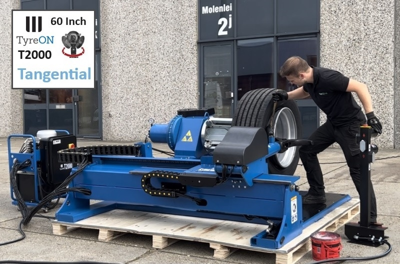 T2000 truck tyrechanger 60 Inch 2 mounting speeds - fully automatic - power 4kW+4kW - Werkstattgerät: das Bild 2 T2000 truck tyrechanger 60 Inch 2 mounting speeds - fully automatic - power 4kW+4kW - Werkstattgerät: das Bild 2