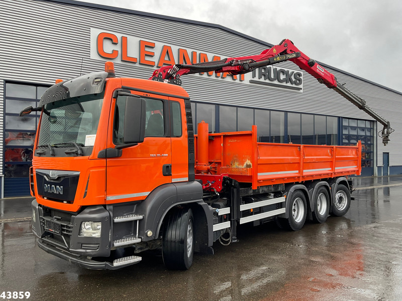 MAN TGS 35.400 8x4 Euro 6 Palfinger 17 Tonmeter Z-kraan - Kipper, Autokran: das Bild 2 MAN TGS 35.400 8x4 Euro 6 Palfinger 17 Tonmeter Z-kraan - Kipper, Autokran: das Bild 2