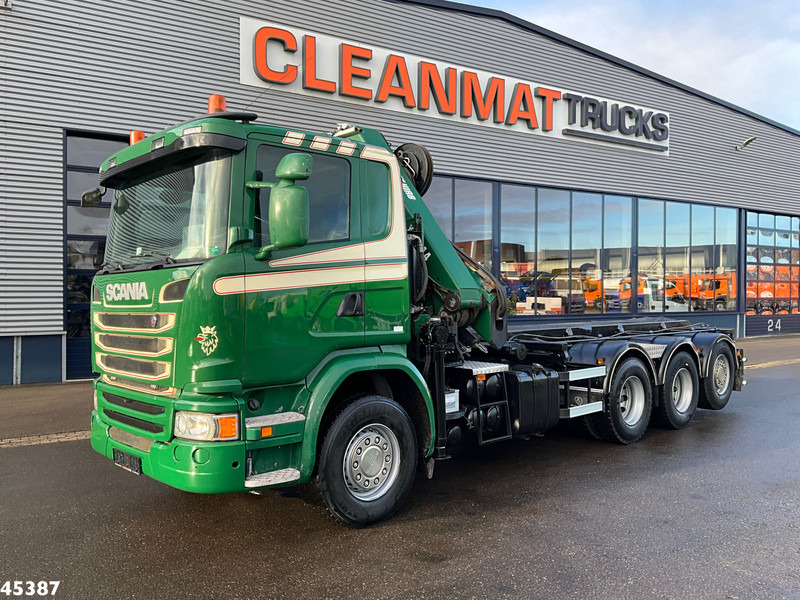 Scania G 490 8x4 Euro 6 Hiab 24 Tonmeter laadkraan - Seil Abrollkipper, Autokran: das Bild 3 Scania G 490 8x4 Euro 6 Hiab 24 Tonmeter laadkraan - Seil Abrollkipper, Autokran: das Bild 3