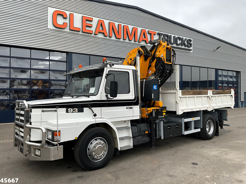 Scania T 93 4x2 Kipper met 31 Tonmeter laadkraan (bj 2005) + Fly-JIb! Just 118.736 km! - Kipper, Autokran: das Bild 4 Scania T 93 4x2 Kipper met 31 Tonmeter laadkraan (bj 2005) + Fly-JIb! Just 118.736 km! - Kipper, Autokran: das Bild 4