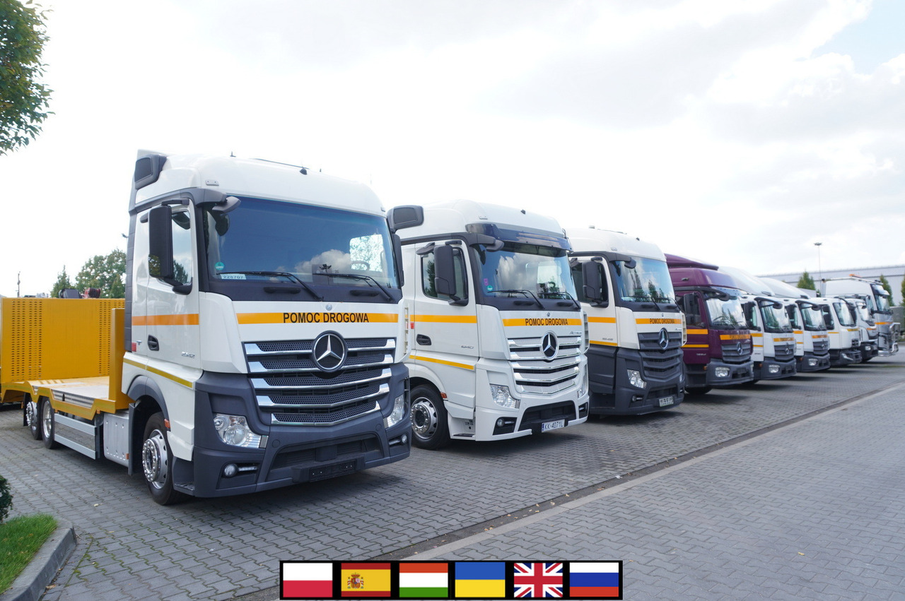 MERCEDES-BENZ Actros 1845 / NEW TOW TRUCK PLATFORM/ Sleeper cab / several units - Abschleppwagen: das Bild 1 MERCEDES-BENZ Actros 1845 / NEW TOW TRUCK PLATFORM/ Sleeper cab / several units - Abschleppwagen: das Bild 1