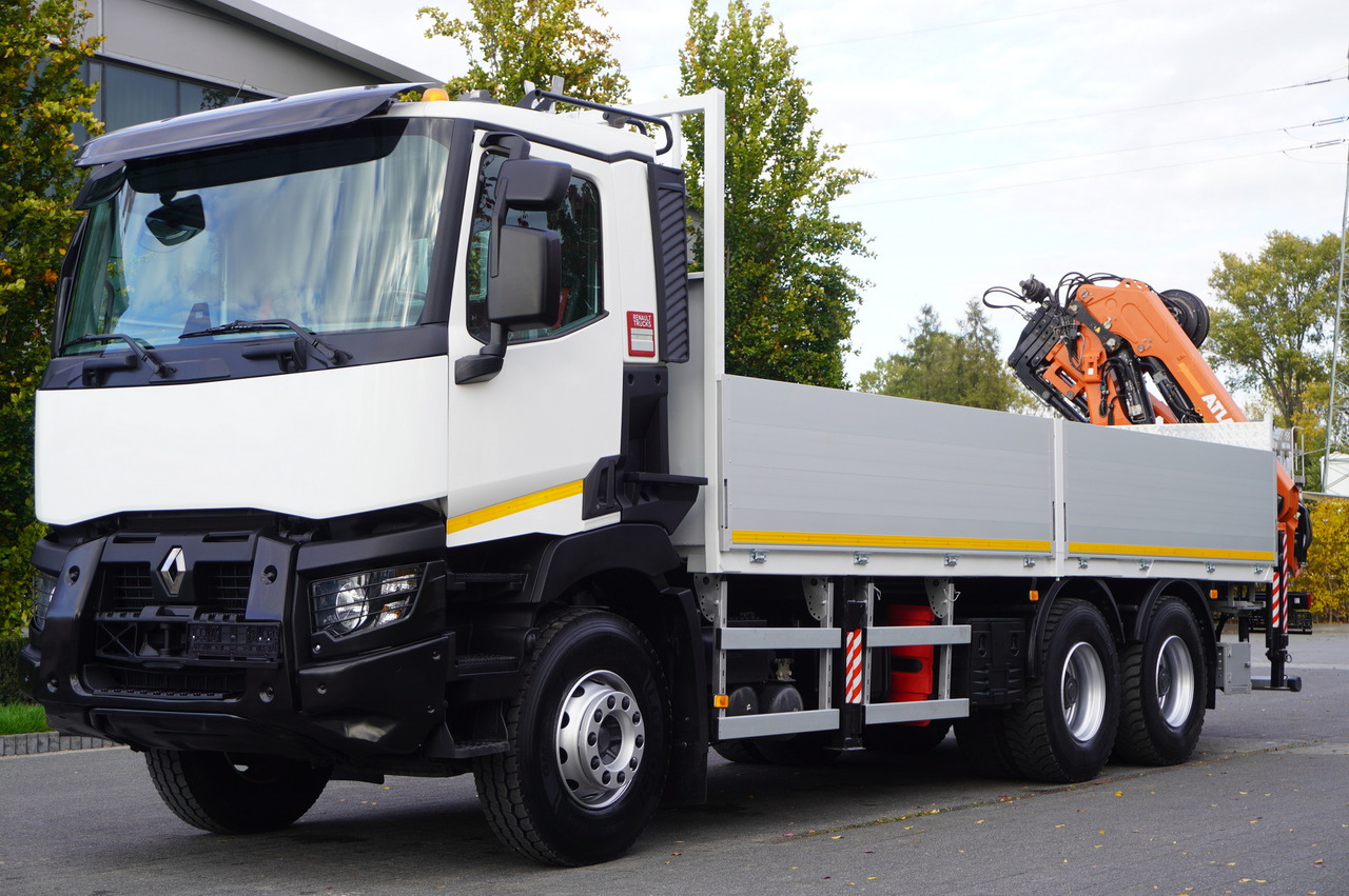RENAULT C380 Comfort 6x4 / Atlas 172.3E crane / Range 12.3 m / capacity 6.1 t / Flatbed 17 EPAL - Pritsche LKW, Autokran: das Bild 2 RENAULT C380 Comfort 6x4 / Atlas 172.3E crane / Range 12.3 m / capacity 6.1 t / Flatbed 17 EPAL - Pritsche LKW, Autokran: das Bild 2