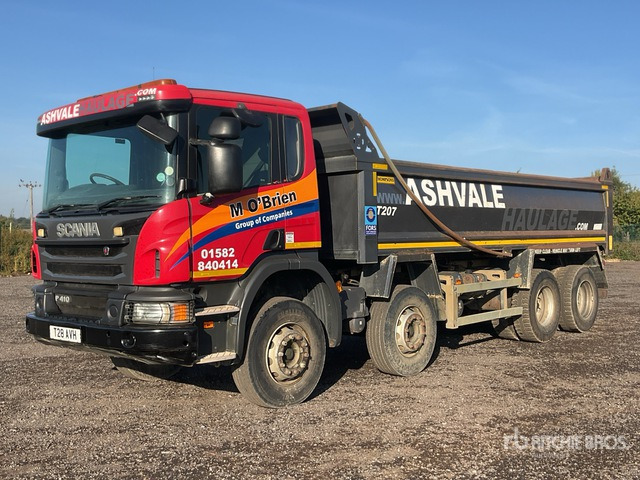 Kipper 2016 Scania P410 8x4 Twin-Steer Tri/A Dump Truck: das Bild 1