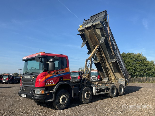 Kipper 2017 Scania P410 8x4 Twin-Steer Tri/A Dump Truck: das Bild 1