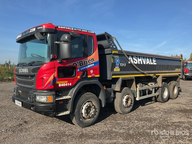 Kipper 2018 Scania P410 8x4 Twin-Steer Tri/A Dump Truck: das Bild 1