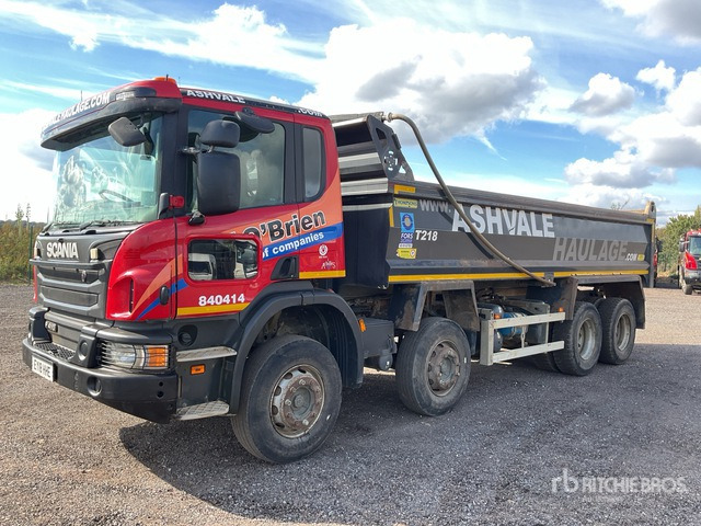 Kipper 2018 Scania P410 8x4 Twin-Steer Tri/A Dump Truck: das Bild 1