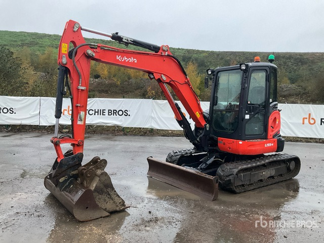 2019 Kubota U55-4 - Minibagger: das Bild 1 2019 Kubota U55-4 - Minibagger: das Bild 1