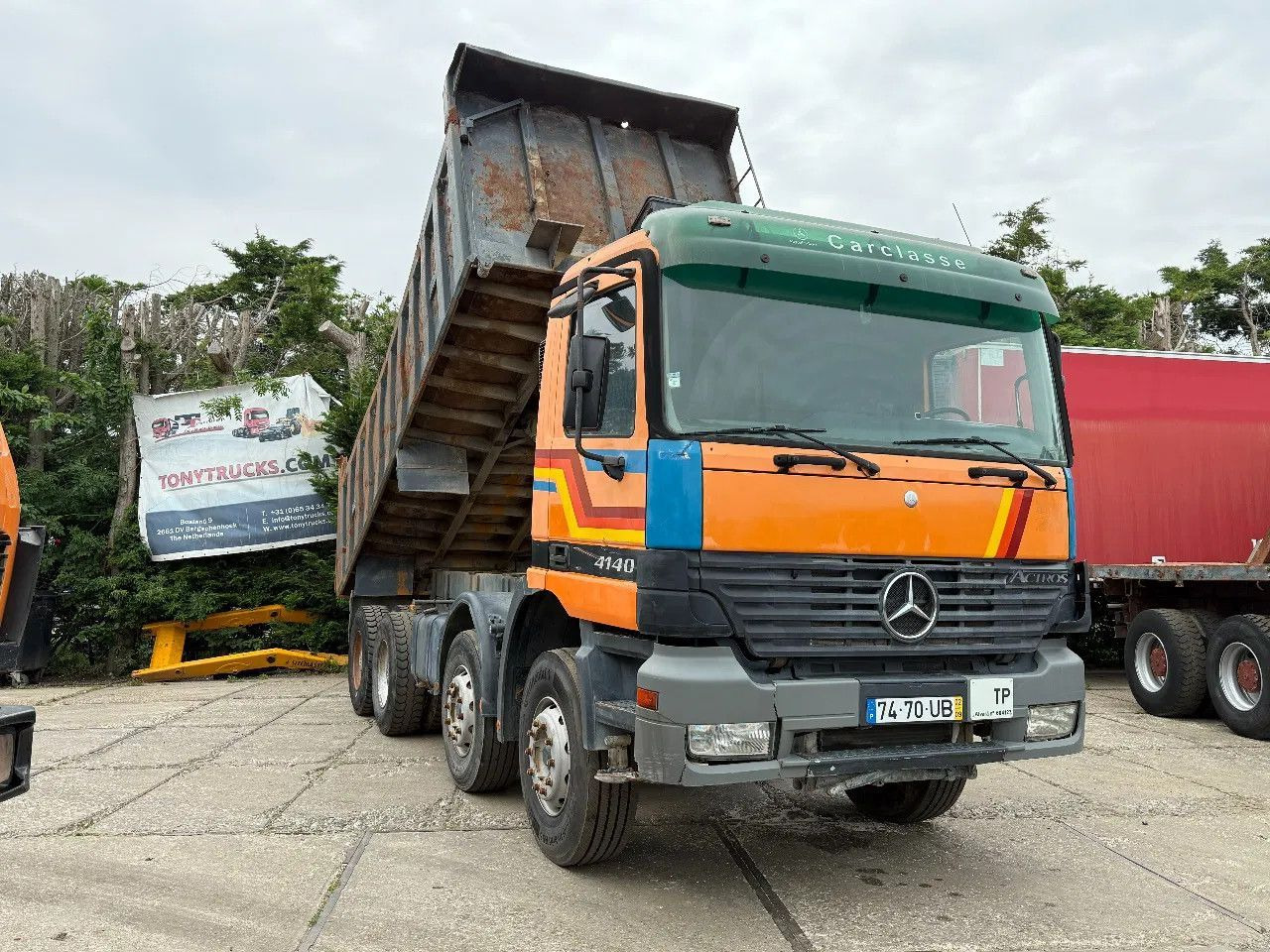 Kipper Mercedes-Benz Actros 4140 V6 8X4 Tipper Spring/Spring Manual G: das Bild 1