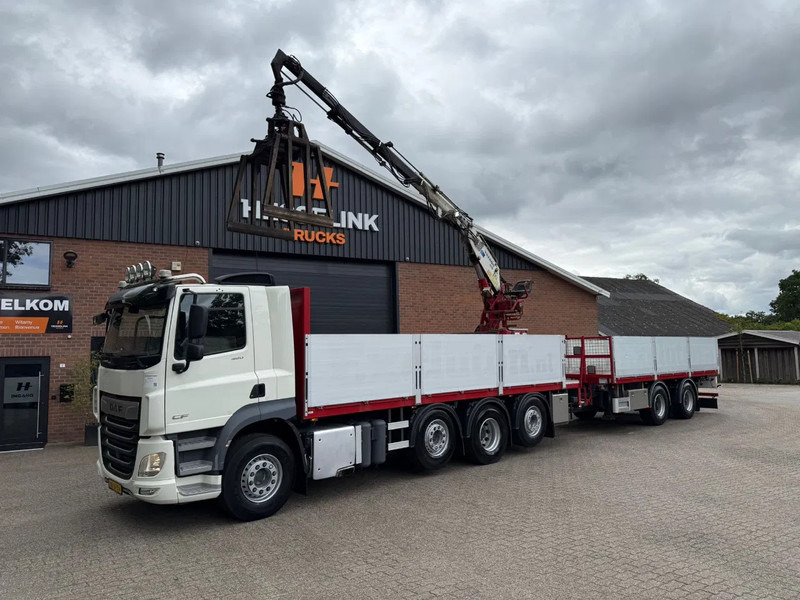 DAF CF 480 8X2 KENNIS K16R3 Kraan Combi 234.610KM + PACTON - Pritsche LKW, Autokran: das Bild 1 DAF CF 480 8X2 KENNIS K16R3 Kraan Combi 234.610KM + PACTON - Pritsche LKW, Autokran: das Bild 1