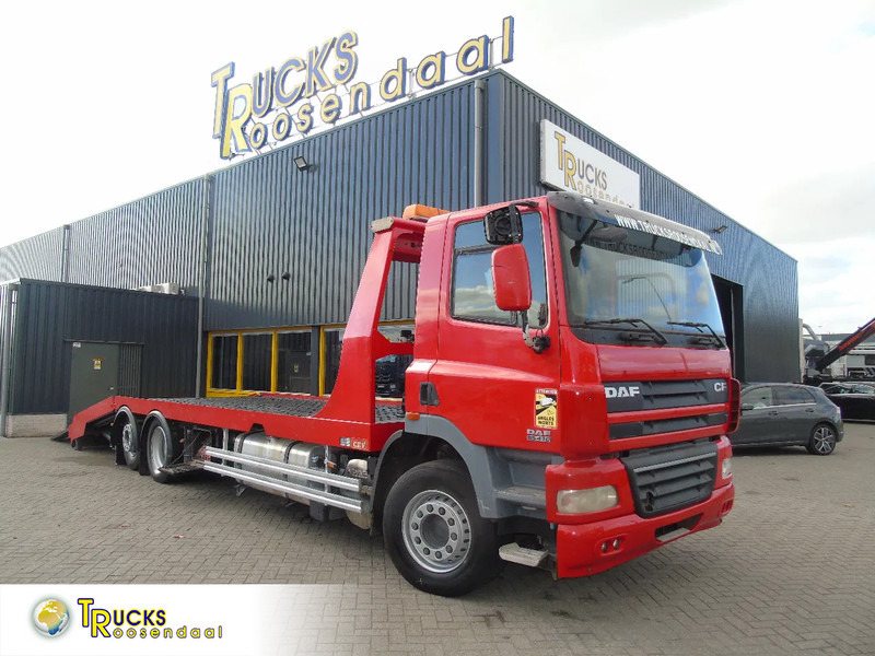 DAF CF 85.410 + EURO 5 + HYDRO RAMPS + 6X2 + RETARDER - Autotransporter LKW: das Bild 1 DAF CF 85.410 + EURO 5 + HYDRO RAMPS + 6X2 + RETARDER - Autotransporter LKW: das Bild 1