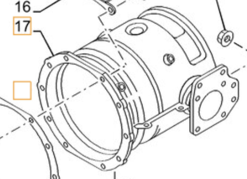Case 51588890 - Fahrzeugkatalysator für Baumaschine: das Bild 1 Case 51588890 - Fahrzeugkatalysator für Baumaschine: das Bild 1
