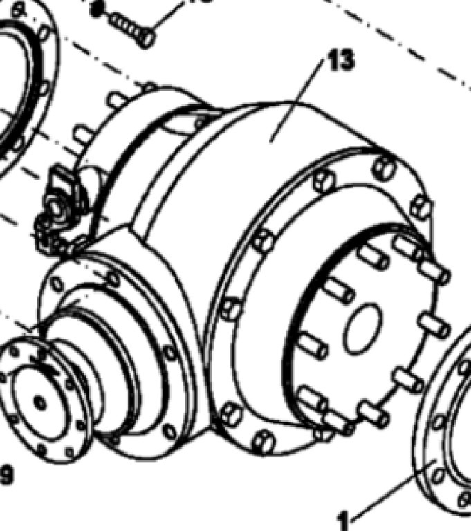 Case ND110664 - Differenzial Getriebe für Landmaschine: das Bild 1 Case ND110664 - Differenzial Getriebe für Landmaschine: das Bild 1