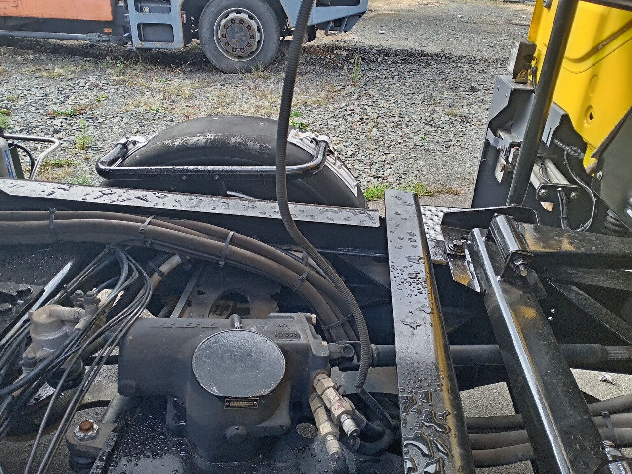 Mercedes-Benz Kamag Wiesel / WBH25 / KB3793 / mit Ganrantie - Containerwagen/ Wechselfahrgestell LKW: das Bild 5 Mercedes-Benz Kamag Wiesel / WBH25 / KB3793 / mit Ganrantie - Containerwagen/ Wechselfahrgestell LKW: das Bild 5