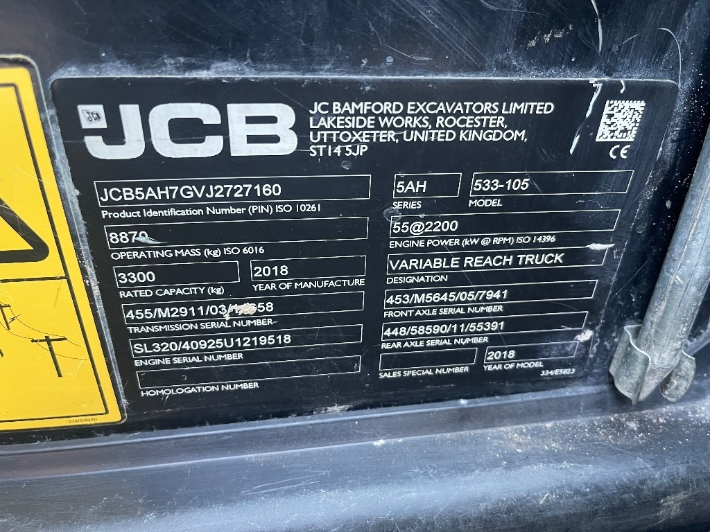 Teleskoplader JCB 533-105: das Bild 13