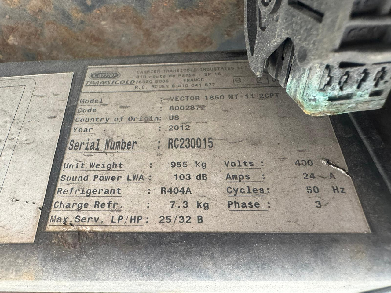 Gray and Adams 2012 Vector 1850 MT – 4832 - Kühlkoffer Auflieger: das Bild 5 Gray and Adams 2012 Vector 1850 MT – 4832 - Kühlkoffer Auflieger: das Bild 5