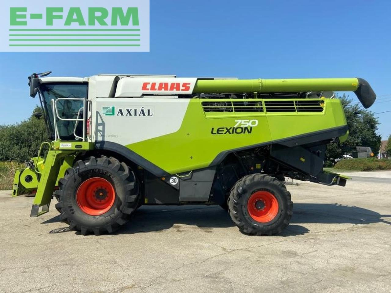 Mähdrescher CLAAS lexion 750: das Bild 7