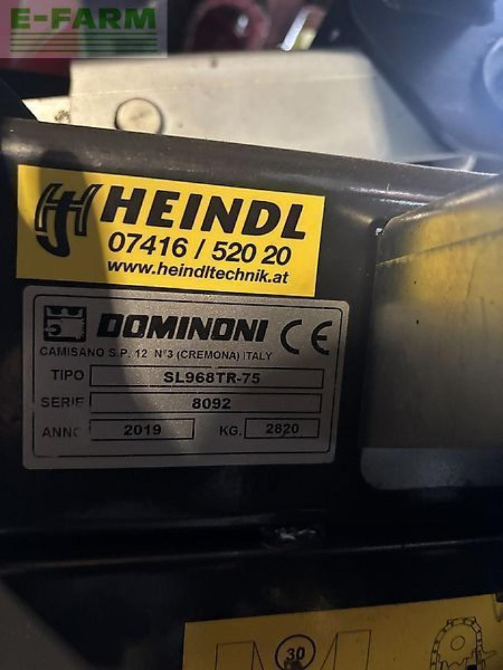 Dominoni sl968tr-75 - Ernteforsatz für Häcksler: das Bild 4 Dominoni sl968tr-75 - Ernteforsatz für Häcksler: das Bild 4
