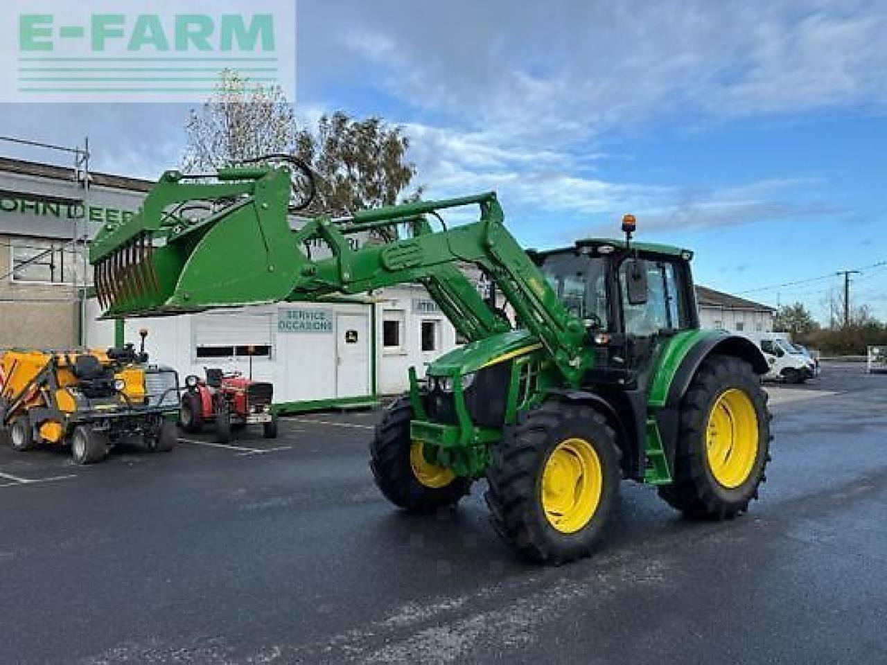 John Deere 6100m - Traktor: das Bild 1 John Deere 6100m - Traktor: das Bild 1