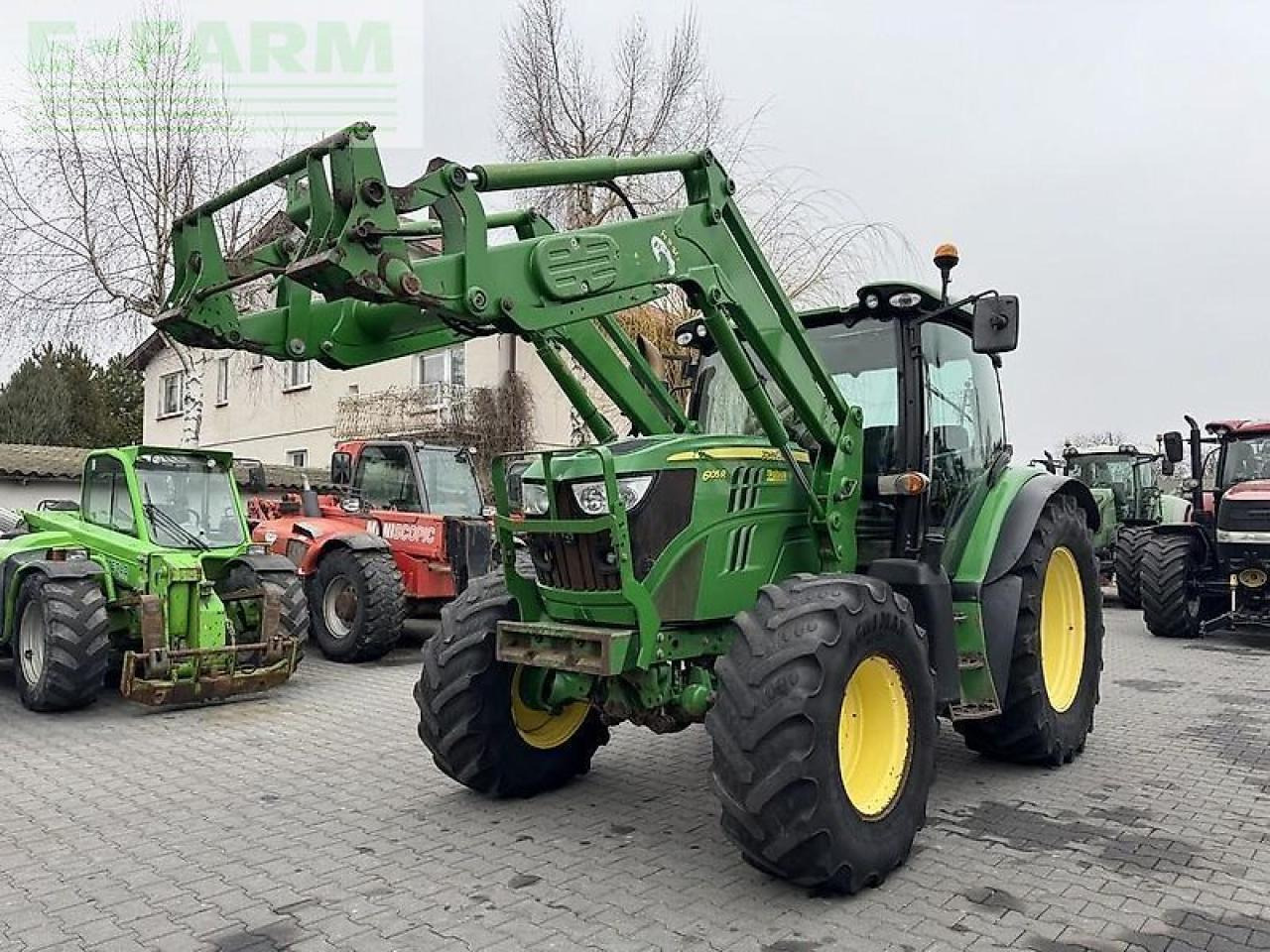 John Deere 6105r + jd h340 - Traktor: das Bild 2 John Deere 6105r + jd h340 - Traktor: das Bild 2