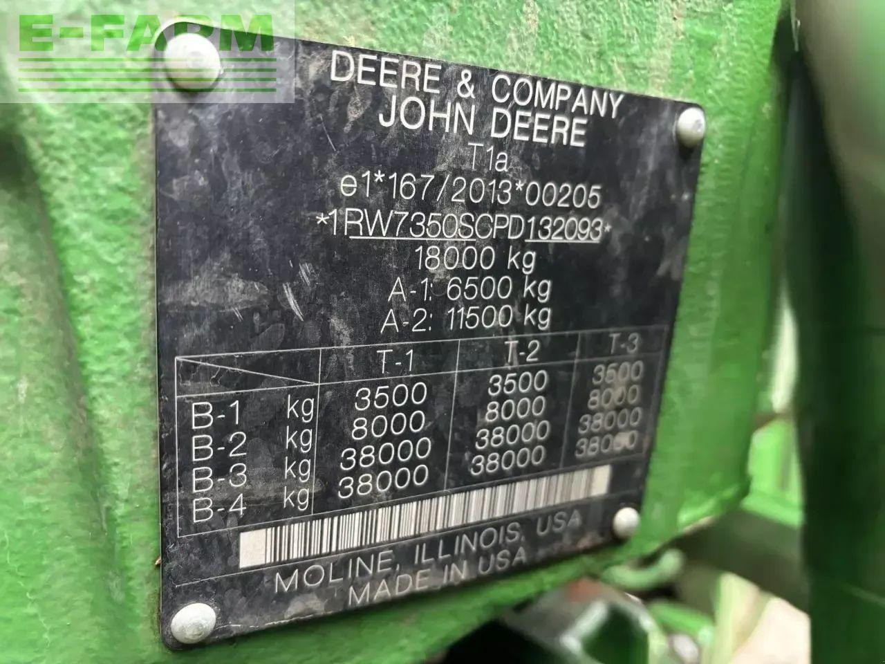 John Deere 7r 350 - Traktor: das Bild 5 John Deere 7r 350 - Traktor: das Bild 5