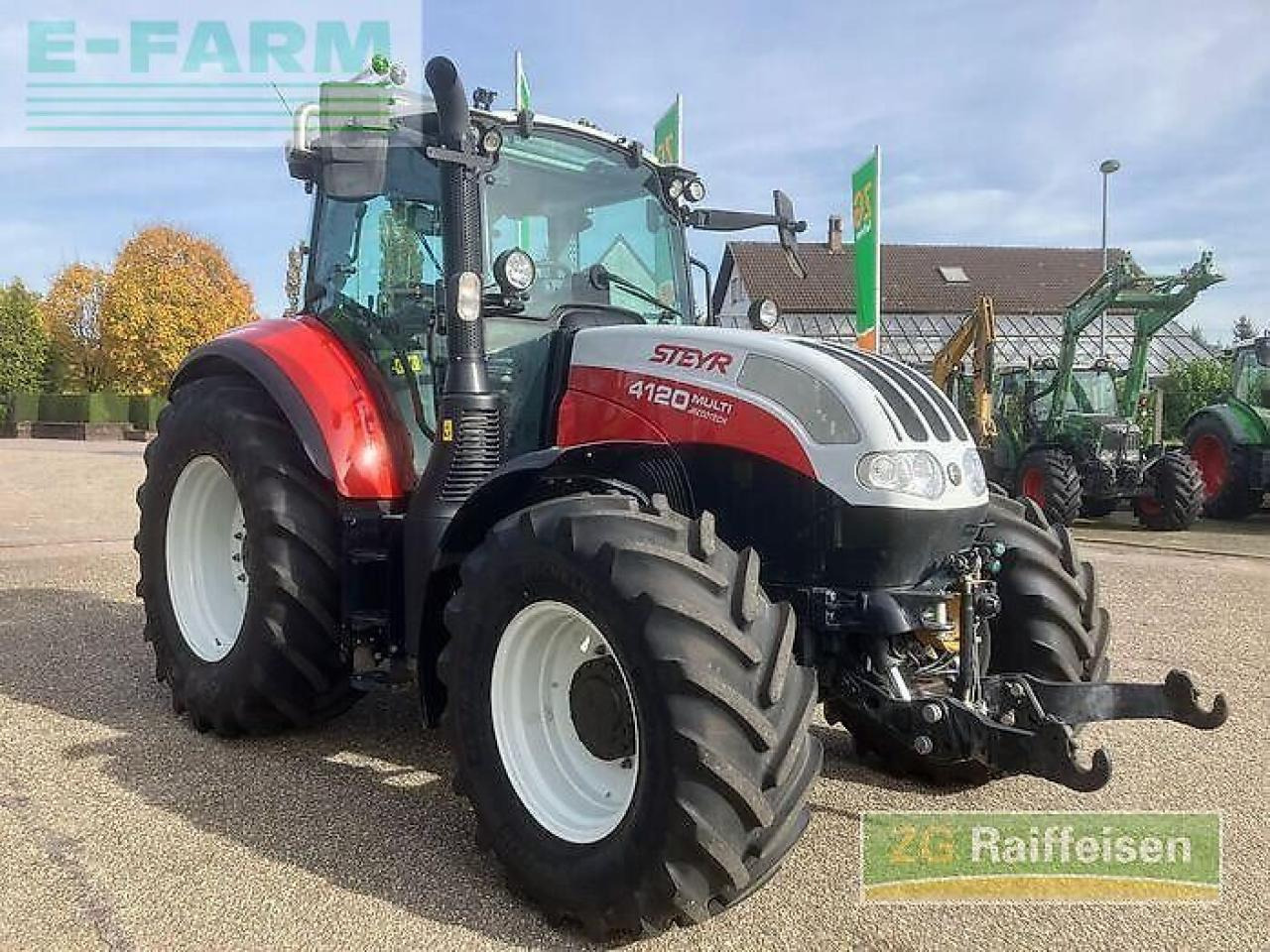 Steyr 4120 multi - Traktor: das Bild 3 Steyr 4120 multi - Traktor: das Bild 3