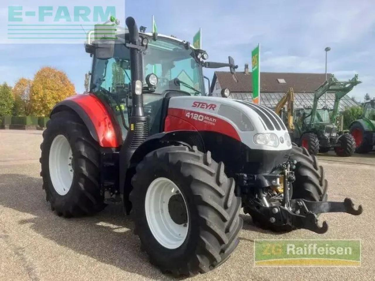 Steyr 4120 multi - Traktor: das Bild 3 Steyr 4120 multi - Traktor: das Bild 3