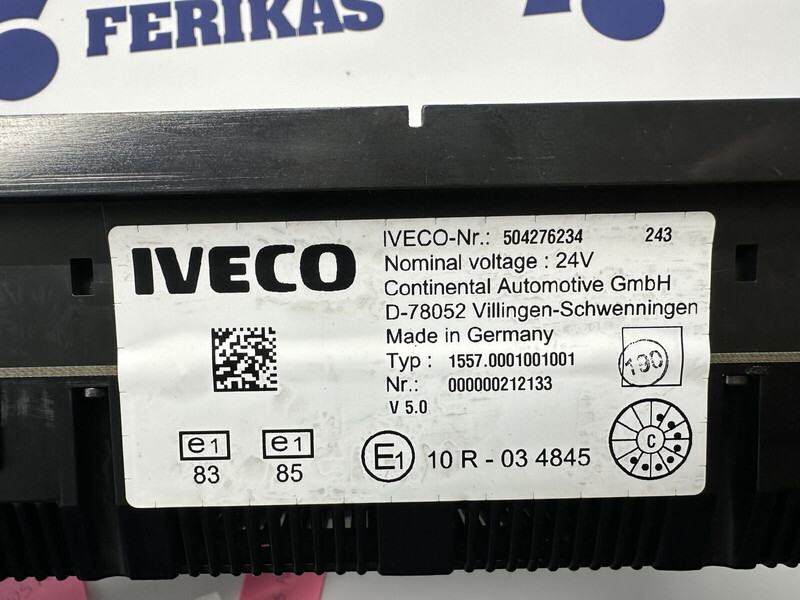 Iveco Instrument cluster dashboard 504276234, 504226363 (WORLDWIDE DEL - Armaturenbrett für LKW: das Bild 3 Iveco Instrument cluster dashboard 504276234, 504226363 (WORLDWIDE DEL - Armaturenbrett für LKW: das Bild 3