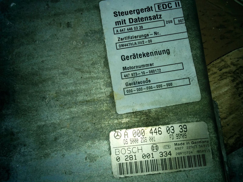 Mercedes-Benz EDC - Steuergerät: das Bild 2 Mercedes-Benz EDC - Steuergerät: das Bild 2