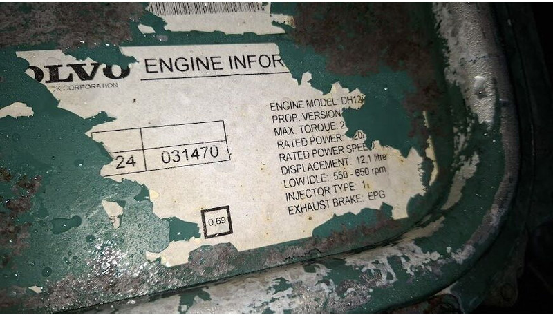 Motor Volvo DH12D 420EC01. DH12E340EC06 .: das Bild 9 Motor Volvo DH12D 420EC01. DH12E340EC06 .: das Bild 9