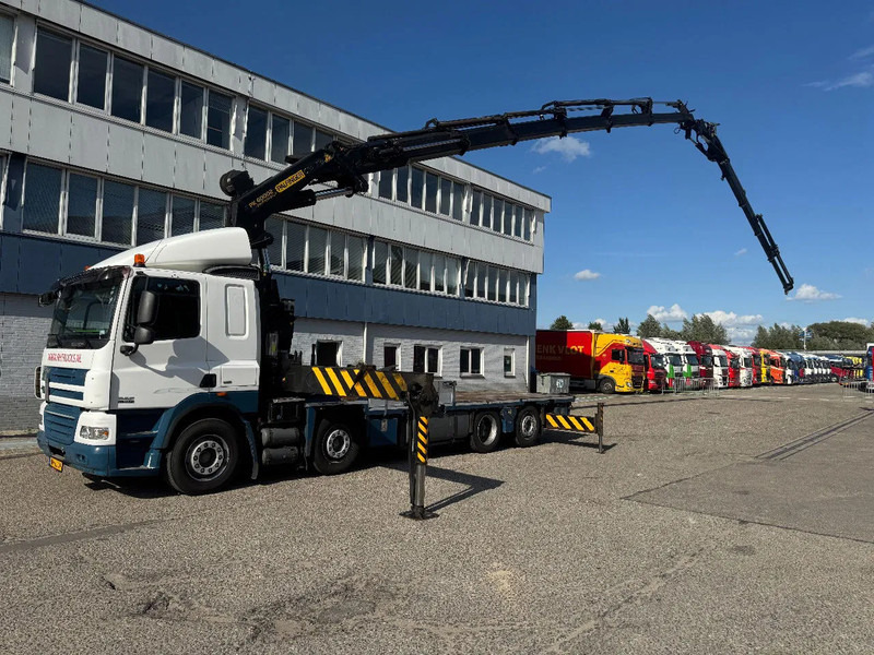 DAF CF 85.410 8X2 EURO 5 PALFINGER PK60002 + FLY JIB + REMOTE + TWISTLOCKS - Autokran: das Bild 1 DAF CF 85.410 8X2 EURO 5 PALFINGER PK60002 + FLY JIB + REMOTE + TWISTLOCKS - Autokran: das Bild 1