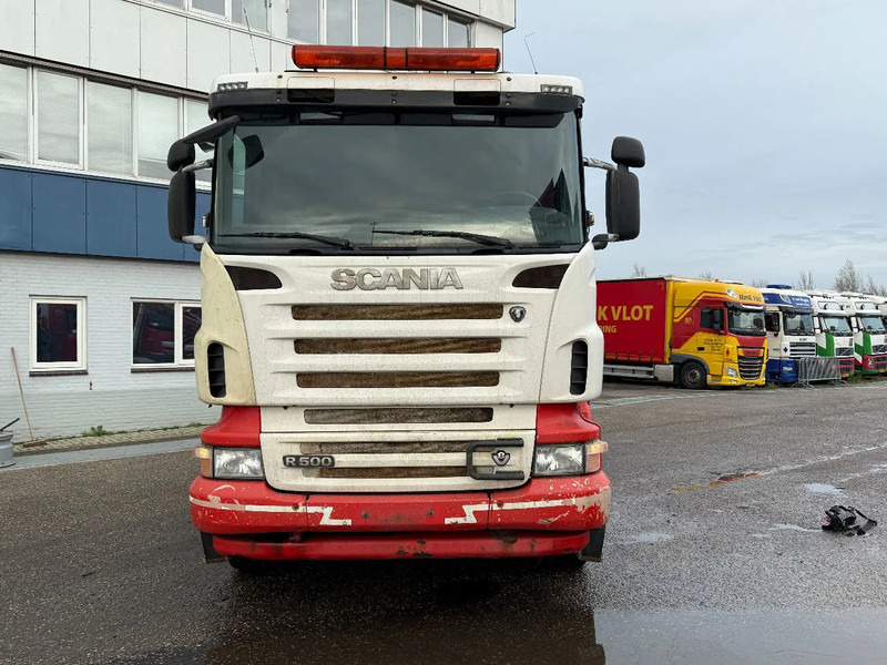 Scania R500 V8 8X4 + HIAB 220-5 + REMOTE + CABLELIFT - FULL STEEL SUSP. MANUAL GEAR. BIG AXLES - Autokran: das Bild 5 Scania R500 V8 8X4 + HIAB 220-5 + REMOTE + CABLELIFT - FULL STEEL SUSP. MANUAL GEAR. BIG AXLES - Autokran: das Bild 5