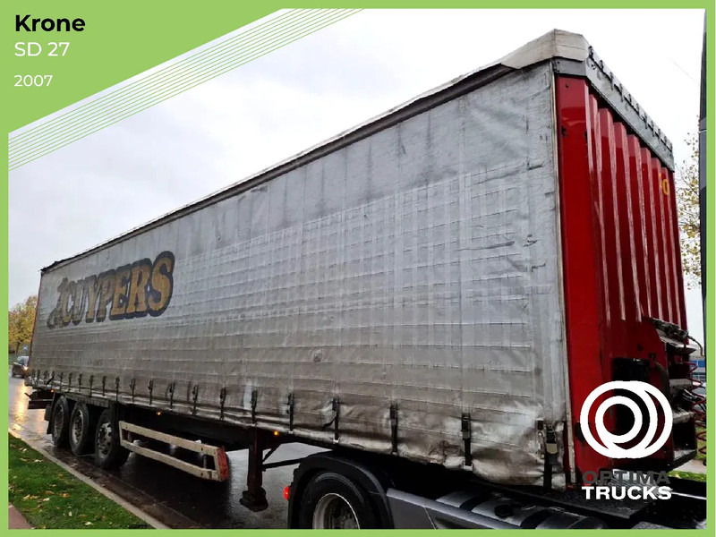 Krone SD 27 / HUBDACH / TOIT LEVANT / HEFDAK / COIL / COILMULDE / FOSSE Á BOBINE - Planenauflieger: das Bild 1 Krone SD 27 / HUBDACH / TOIT LEVANT / HEFDAK / COIL / COILMULDE / FOSSE Á BOBINE - Planenauflieger: das Bild 1