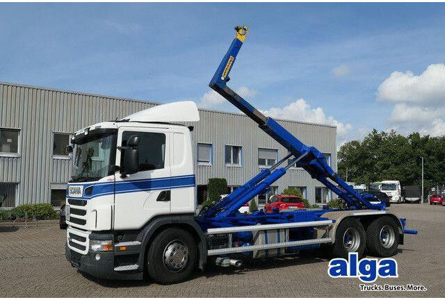 Scania G 440 / R 450, Hyvalift HVL 11094, Retarder, AC - Abrollkipper: das Bild 1 Scania G 440 / R 450, Hyvalift HVL 11094, Retarder, AC - Abrollkipper: das Bild 1