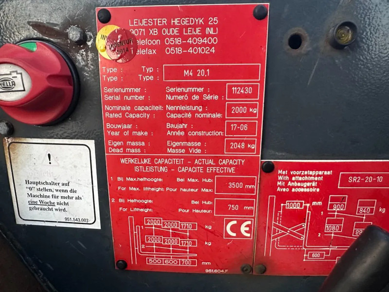 Moffett M4 20.1 Kubota Diesel Kooiaap 2 ton Sideshift Positioner Meeneemheftruck - Mitnahmestapler: das Bild 4 Moffett M4 20.1 Kubota Diesel Kooiaap 2 ton Sideshift Positioner Meeneemheftruck - Mitnahmestapler: das Bild 4