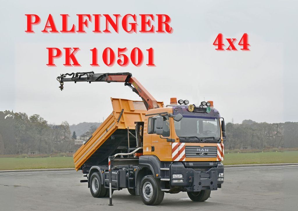 MAN TGA 18.360 * PK 10501 + FUNK *4x4 MAN TGA 18.360 * PK 10501 + FUNK *4x4 - Kipper, Autokran: das Bild 1 MAN TGA 18.360 * PK 10501 + FUNK *4x4 MAN TGA 18.360 * PK 10501 + FUNK *4x4 - Kipper, Autokran: das Bild 1