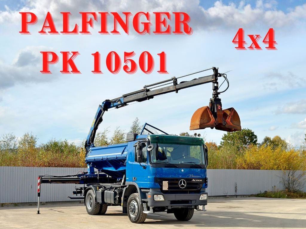 Mercedes-Benz ACTROS 1841 * PK 10501 + FUNK * TOP * 4x4 - Autokran: das Bild 1 Mercedes-Benz ACTROS 1841 * PK 10501 + FUNK * TOP * 4x4 - Autokran: das Bild 1
