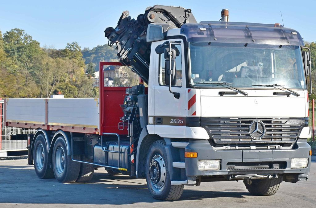 Mercedes-Benz ACTROS 2635 Pritsche 6,40m + HIAB 400 E-5 + FUNK Mercedes-Benz ACTROS 2635 Pritsche 6,40m + HIAB 400 E-5 + FUNK - Autokran: das Bild 3 Mercedes-Benz ACTROS 2635 Pritsche 6,40m + HIAB 400 E-5 + FUNK Mercedes-Benz ACTROS 2635 Pritsche 6,40m + HIAB 400 E-5 + FUNK - Autokran: das Bild 3