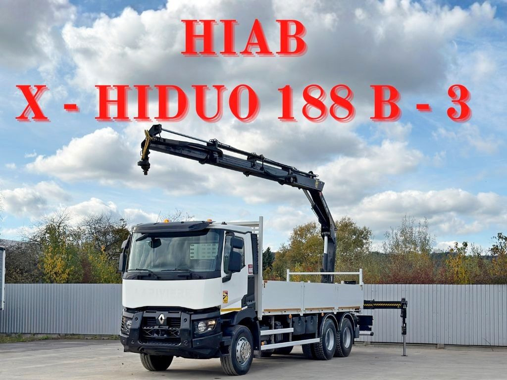 Renault C 380* HIAB X-HIDUO 188 B-3/FUNK*6x4 - Autokran: das Bild 1 Renault C 380* HIAB X-HIDUO 188 B-3/FUNK*6x4 - Autokran: das Bild 1