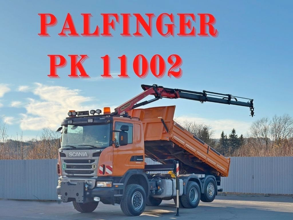 Scania G 360 * KIPPER 4,60m * PALFINGER PK 11002/ 4x4 - Autokran: das Bild 1 Scania G 360 * KIPPER 4,60m * PALFINGER PK 11002/ 4x4 - Autokran: das Bild 1