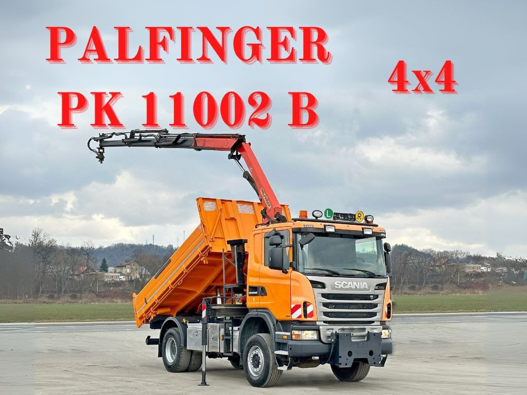 Scania G360 Kipper 4,10m *PK 11002 B + FUNK *4x4 Scania G360 Kipper 4,10m *PK 11002 B + FUNK *4x4 - Kipper, Autokran: das Bild 1 Scania G360 Kipper 4,10m *PK 11002 B + FUNK *4x4 Scania G360 Kipper 4,10m *PK 11002 B + FUNK *4x4 - Kipper, Autokran: das Bild 1