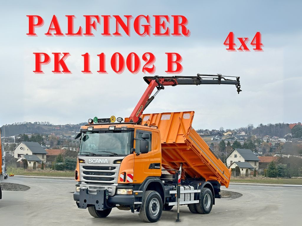 Scania G360 Kipper 4,10m *PK 11002 B + FUNK *4x4 Scania G360 Kipper 4,10m *PK 11002 B + FUNK *4x4 - Autokran, Kipper: das Bild 1 Scania G360 Kipper 4,10m *PK 11002 B + FUNK *4x4 Scania G360 Kipper 4,10m *PK 11002 B + FUNK *4x4 - Autokran, Kipper: das Bild 1