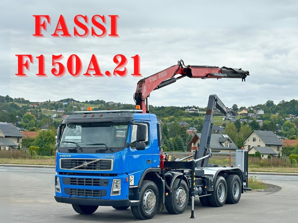 Volvo FM 12.420 * FASSI F150A.21 * 8x4 * TOP - Abrollkipper, Autokran: das Bild 1 Volvo FM 12.420 * FASSI F150A.21 * 8x4 * TOP - Abrollkipper, Autokran: das Bild 1